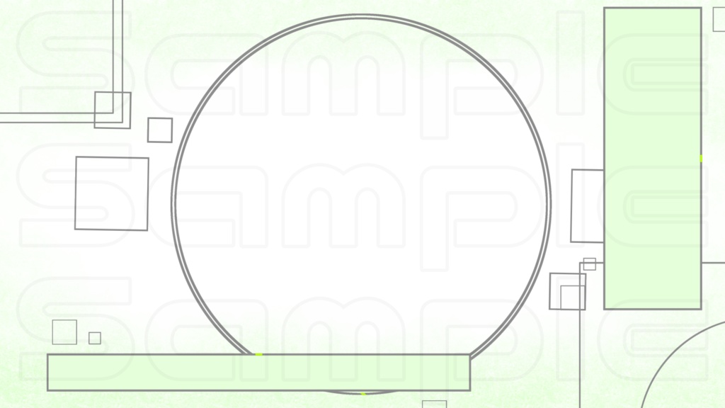 動く配信画面素材【ゆるっとブロック】