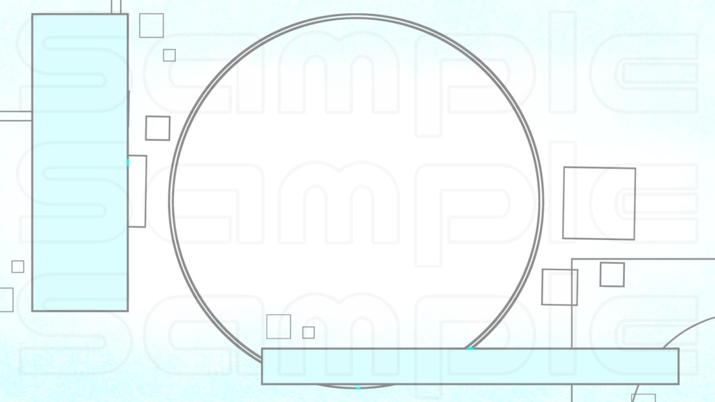 動く配信画面素材【ゆるっとブロック】