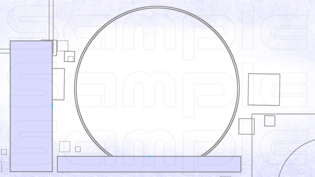 動く配信画面素材【ゆるっとブロック】