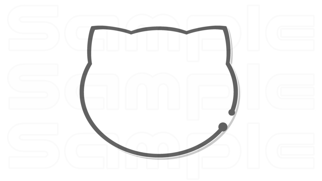 動くコメント枠【ねこねこ】