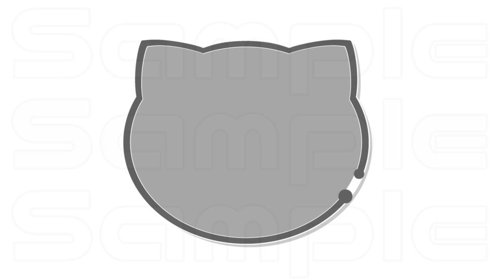 動くコメント枠【ねこねこ】