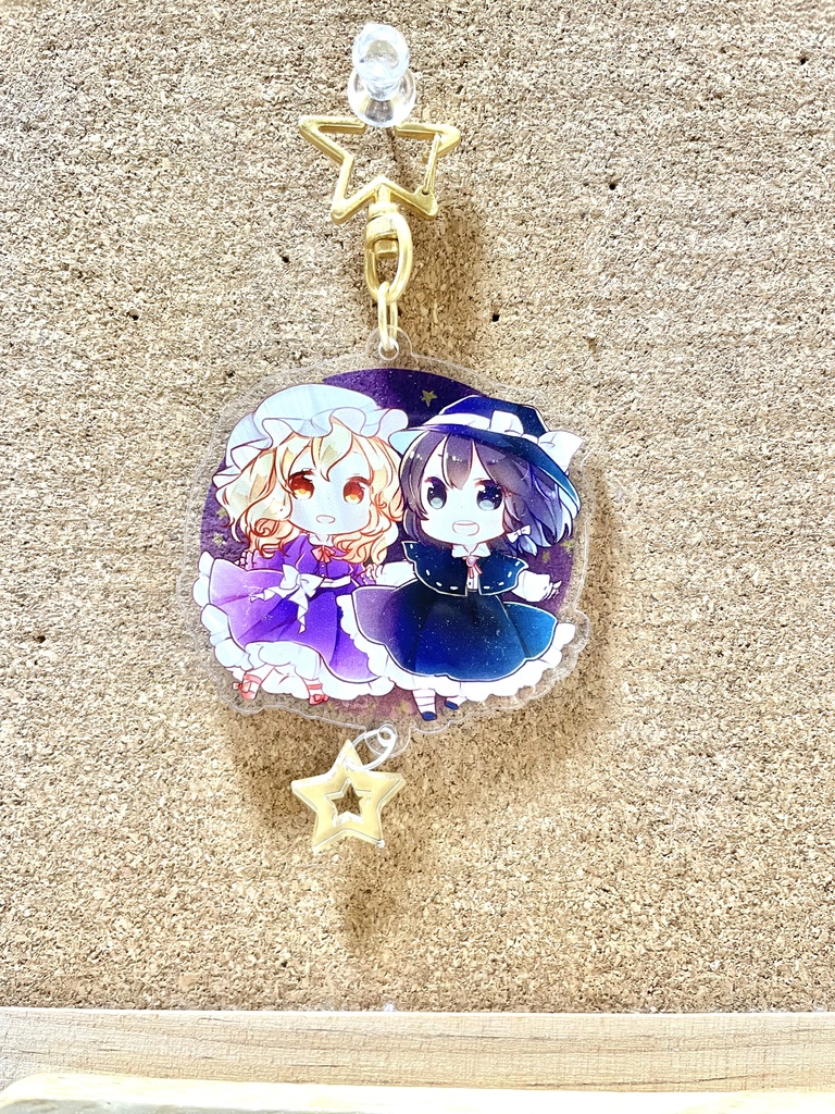 蓮メリアクリルキーホルダー①