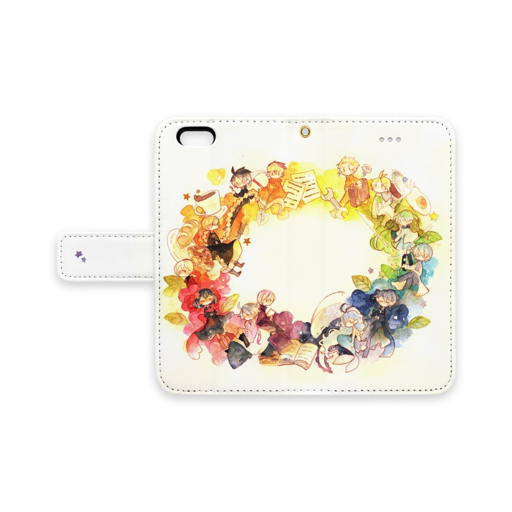 ◆手帳型iPhoneケース(iPhone6･ストラップ穴あり)