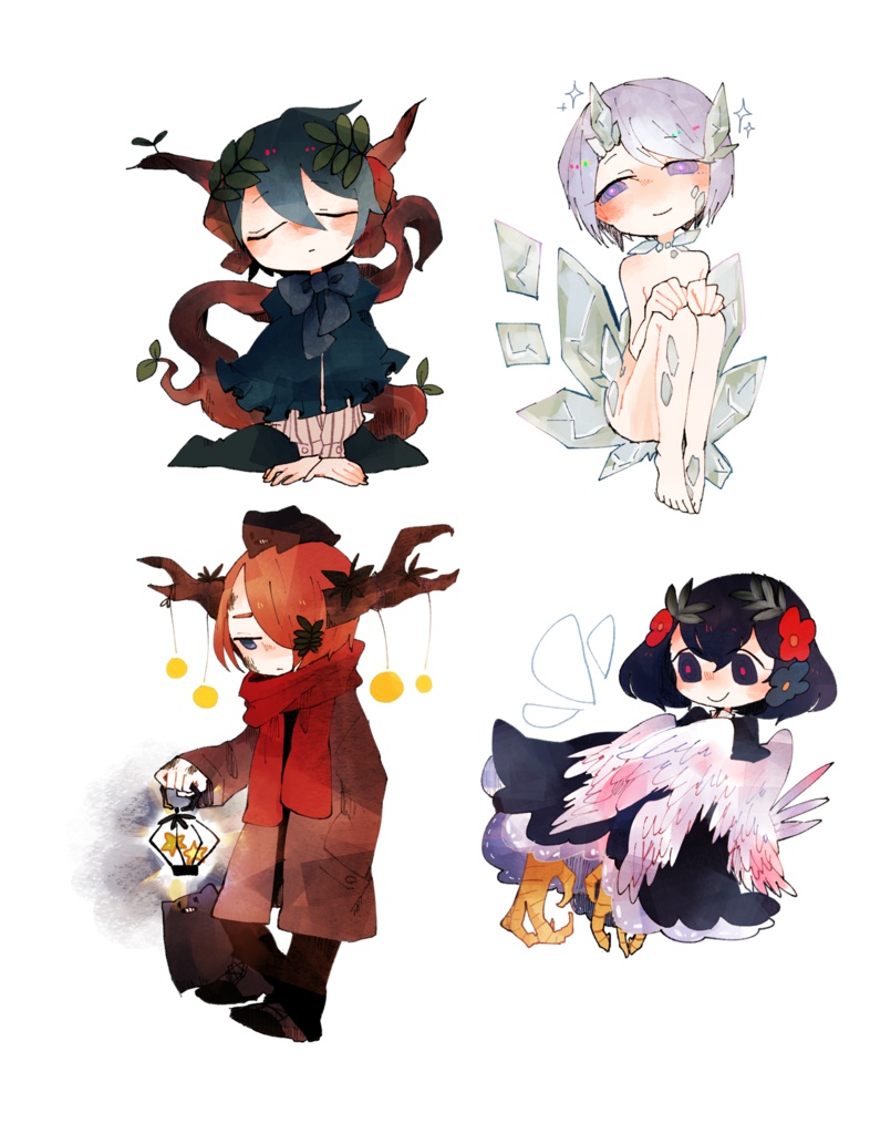 異形の子たち【ステッカー】