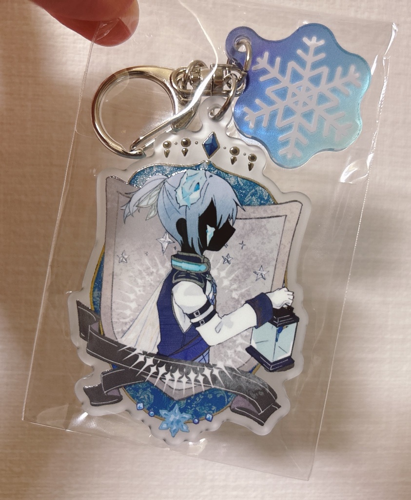 シルエットアクリルキーホルダー【冬蝉/映写室】