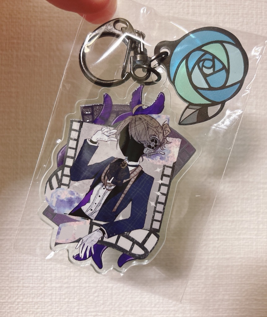 シルエットアクリルキーホルダー【冬蝉/映写室】