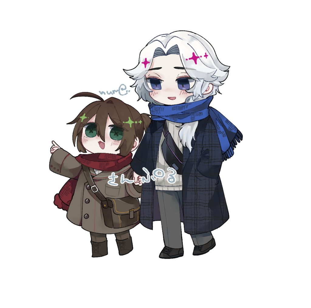 お出かけアクリルスタンド【冬の装い】