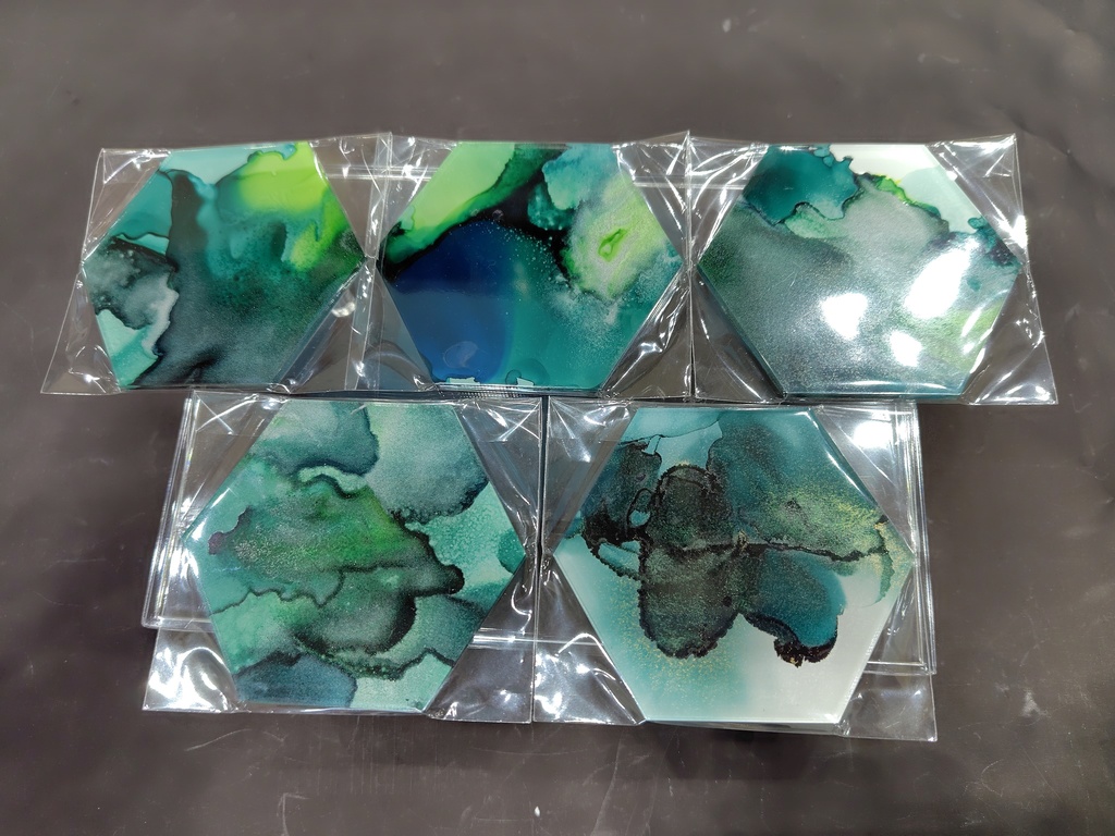 アクリルコースター（シルバーラメ系）