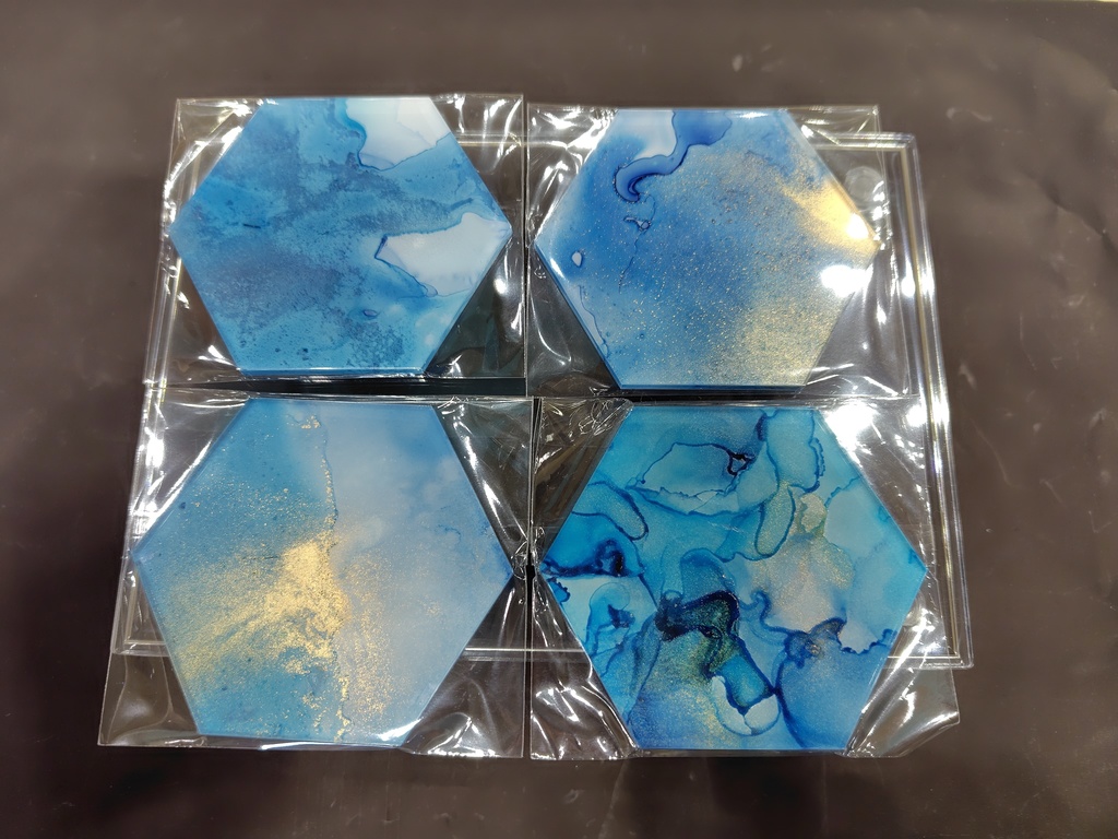 アクリルコースター（青）