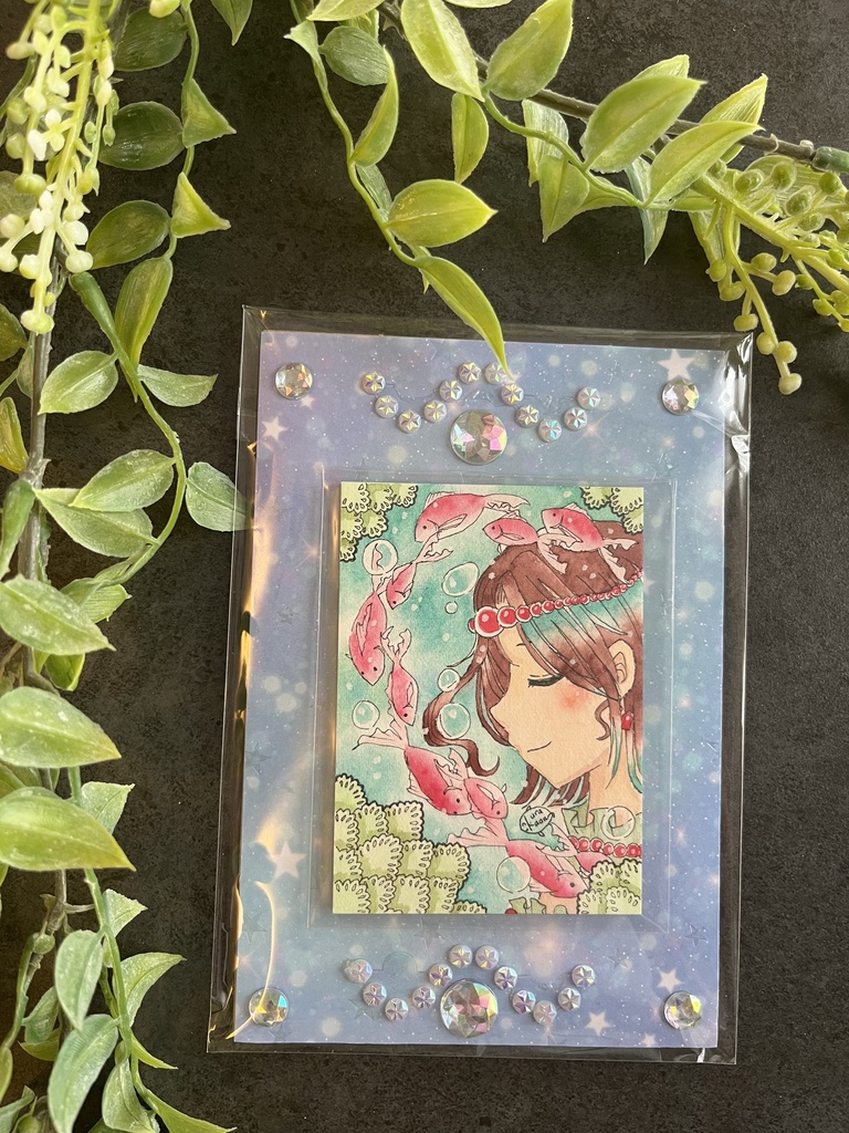 Ⓜ️ATC原画『旅立ちの人魚姫』