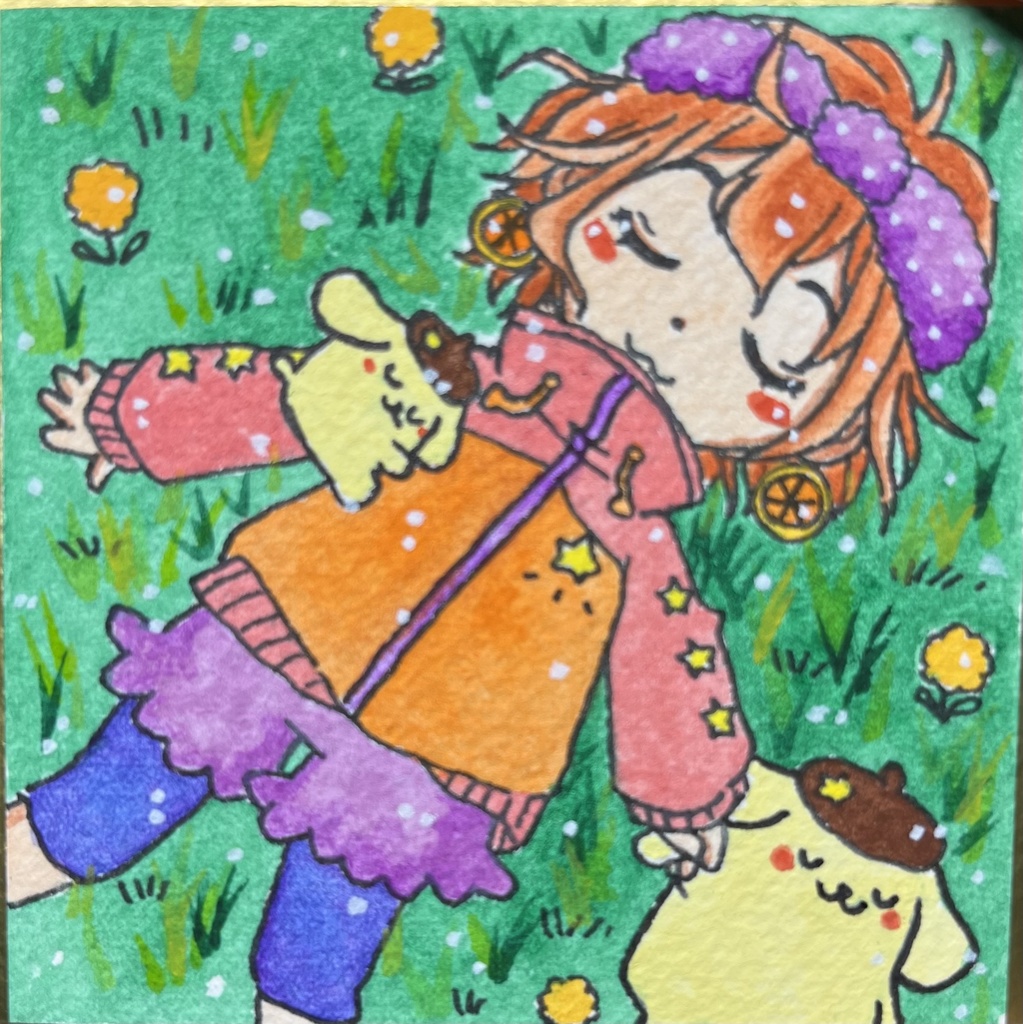 豆色紙FA『凛ちゃん×プリンさん』