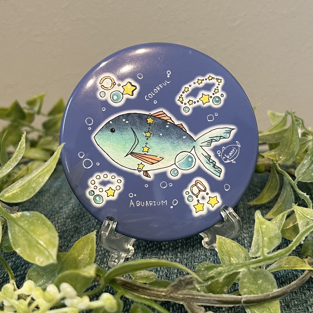 おさかな缶ミラー