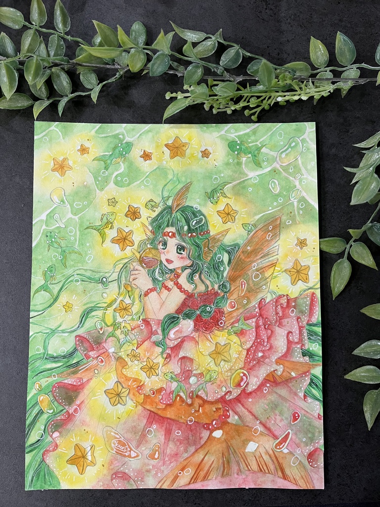 インチサイズ原画『PASTEL☆PARTY』