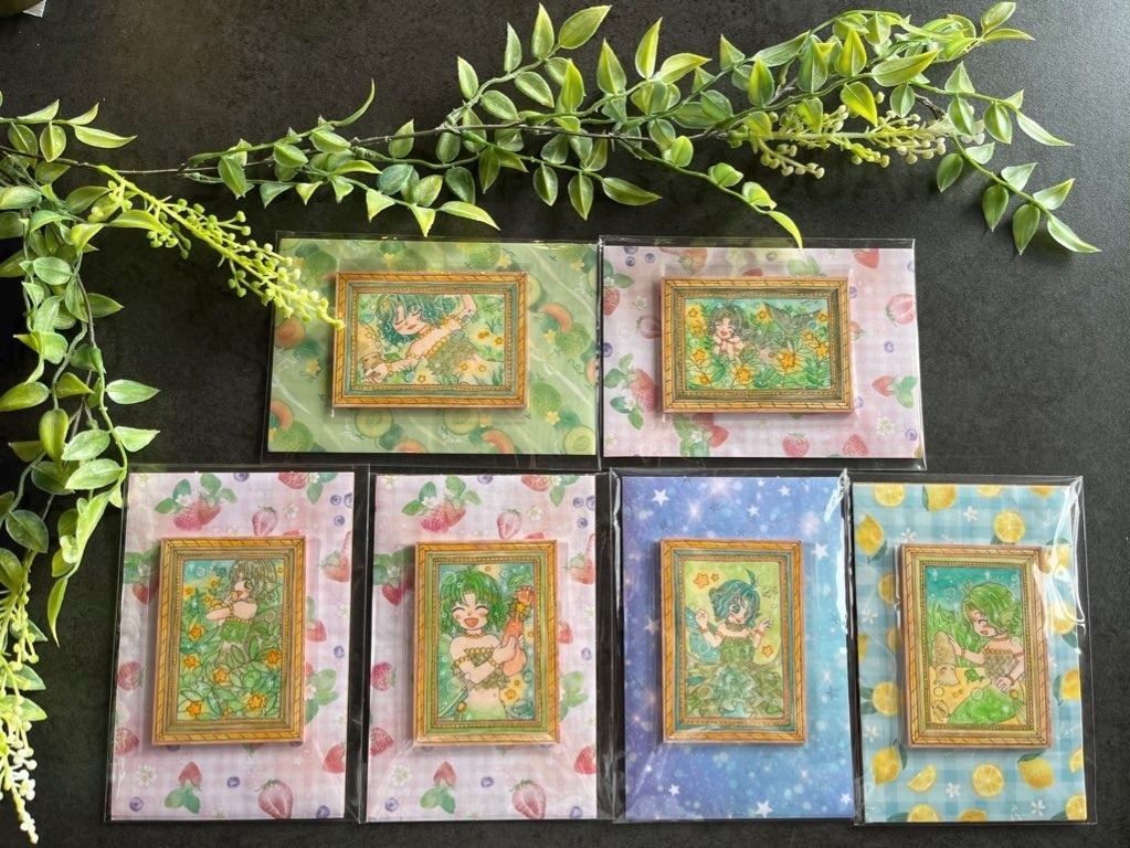 ATCサイズ原画作品『ちいさな人魚ちゃん』