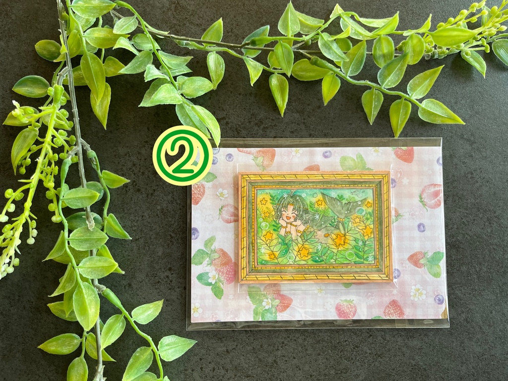 ATCサイズ原画作品『ちいさな人魚ちゃん』