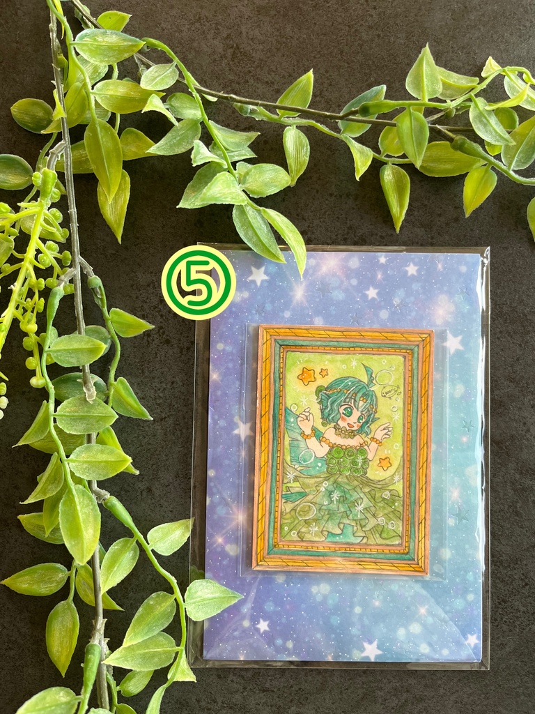 ATCサイズ原画作品『ちいさな人魚ちゃん』