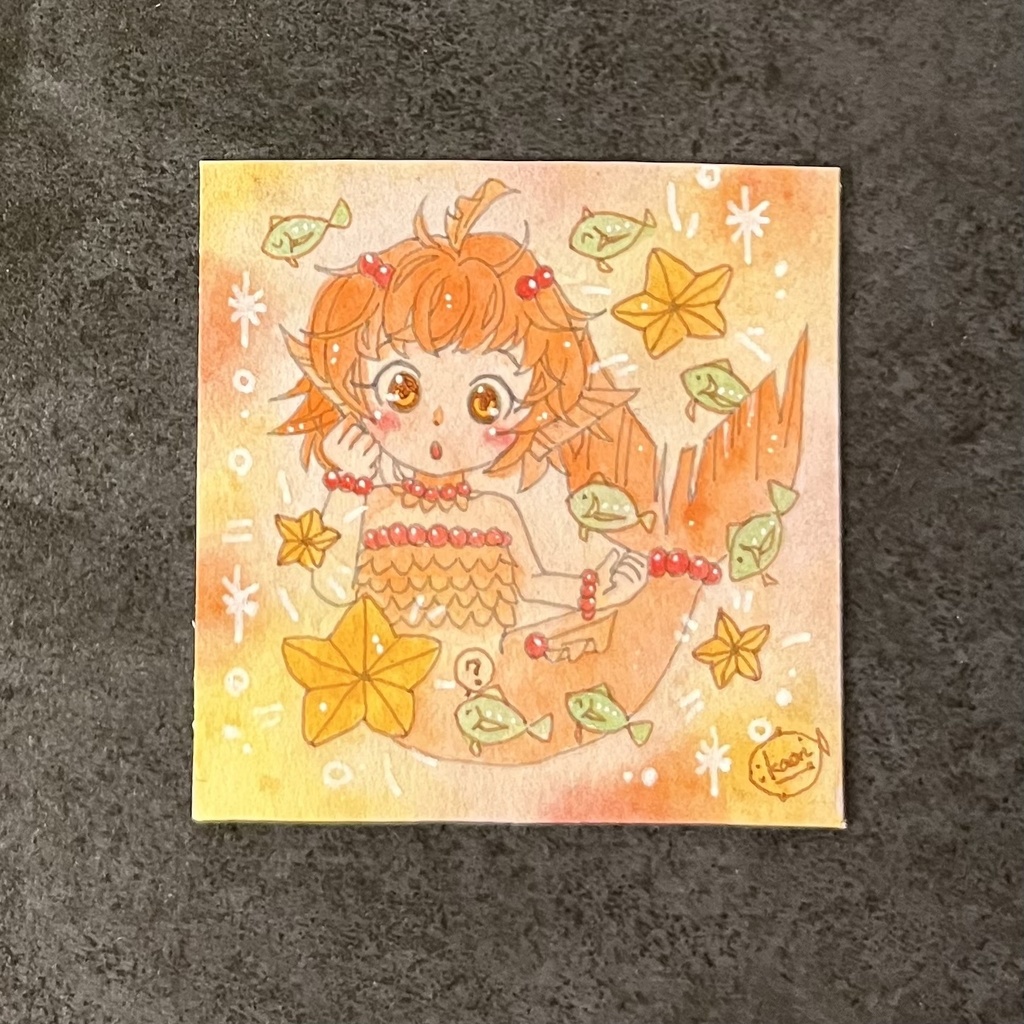 ミニ額『ちいさな人魚ちゃん』