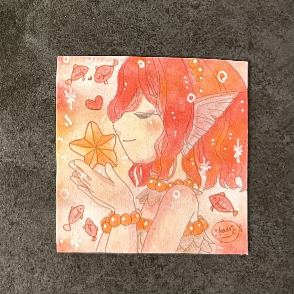 ミニ額『ちいさな人魚ちゃん』