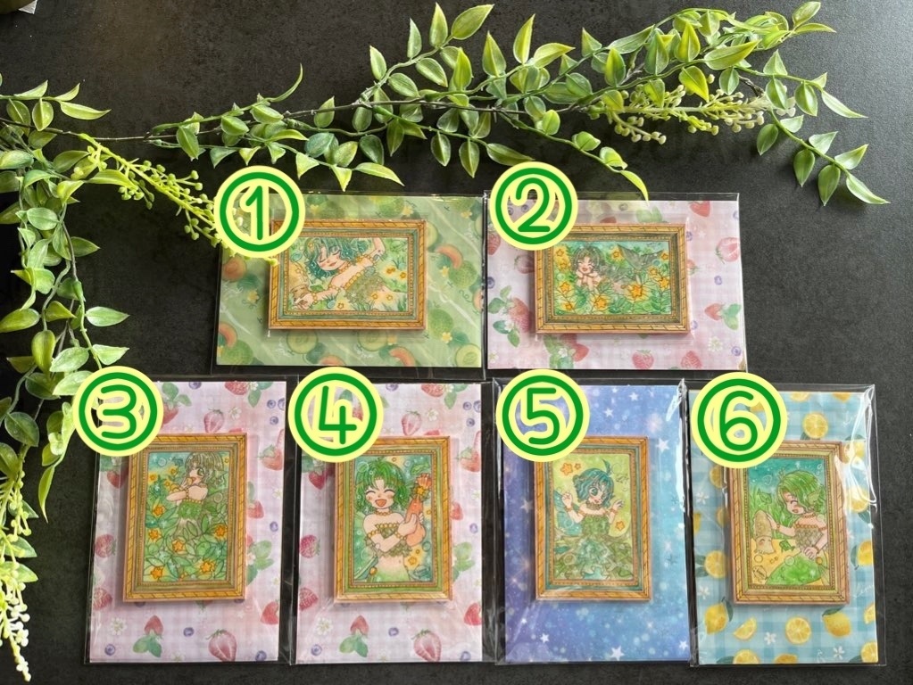 ATCサイズ原画作品『ちいさな人魚ちゃん』