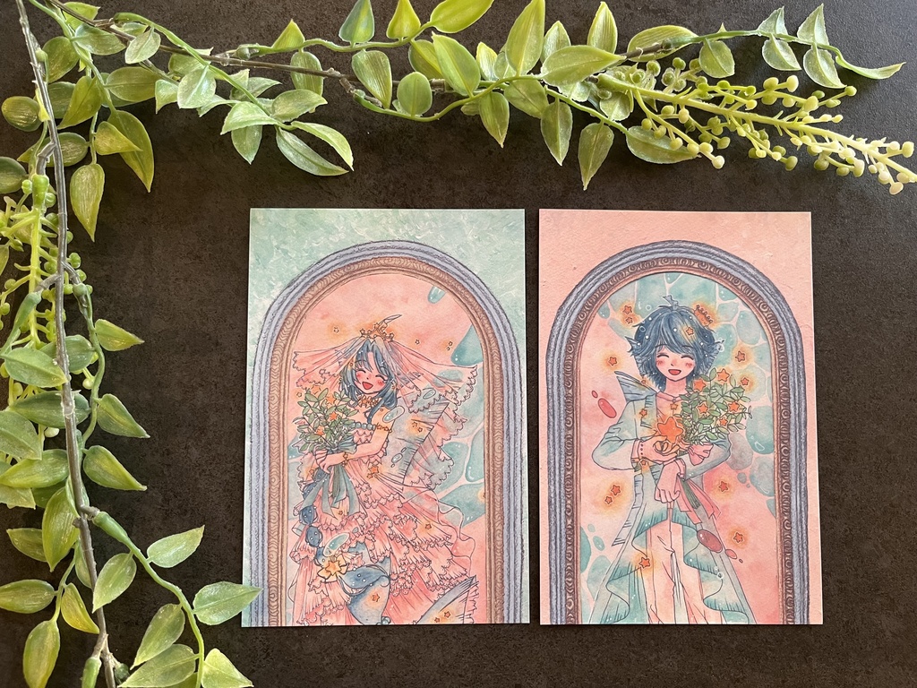 両面ポストカードセット