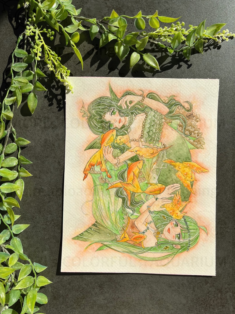 インチサイズ原画作品『守るべきもの』