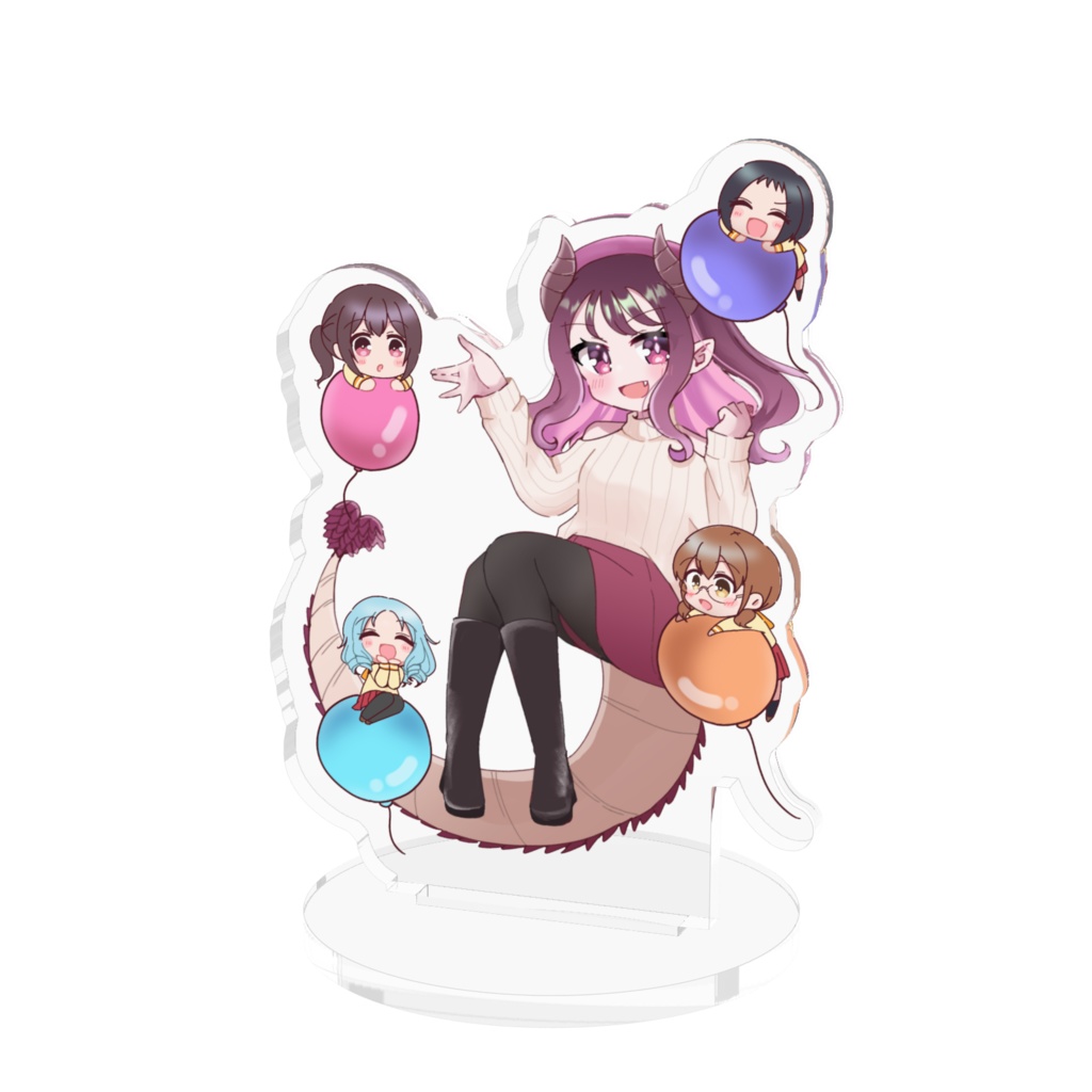 あまたちゅ&うちの子アクリルフィギュア