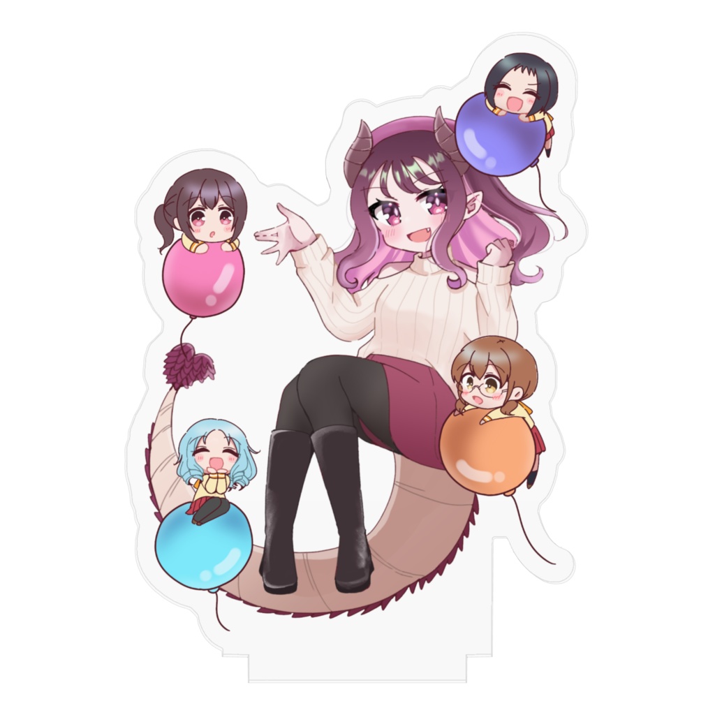 あまたちゅ&うちの子アクリルフィギュア
