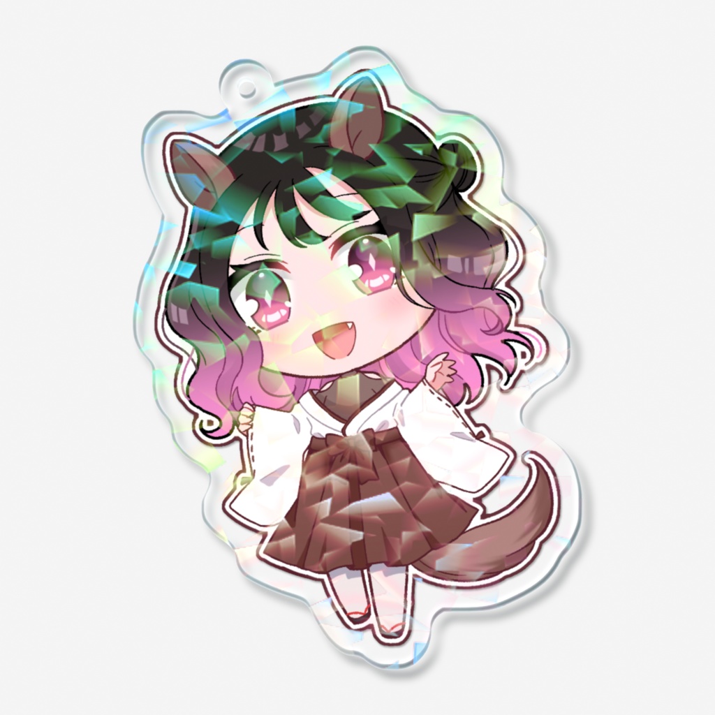 うまたちゅホログラムアクリルキーホルダー