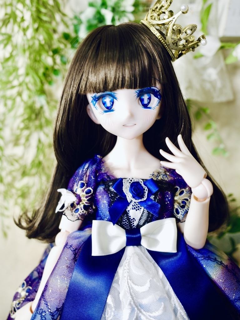 【展示】DDH-10 カスタムヘッド セミホワイト肌　ラベルアイ