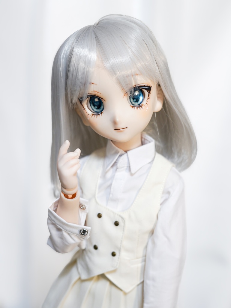 DDH-06 カスタムヘッド セミホワイト アイ 文学少年