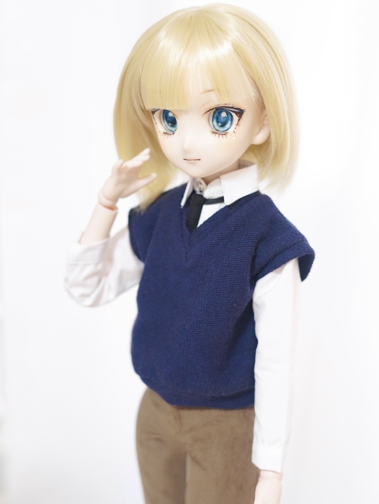 DDH-06 カスタムヘッド セミホワイト アイ 文学少年