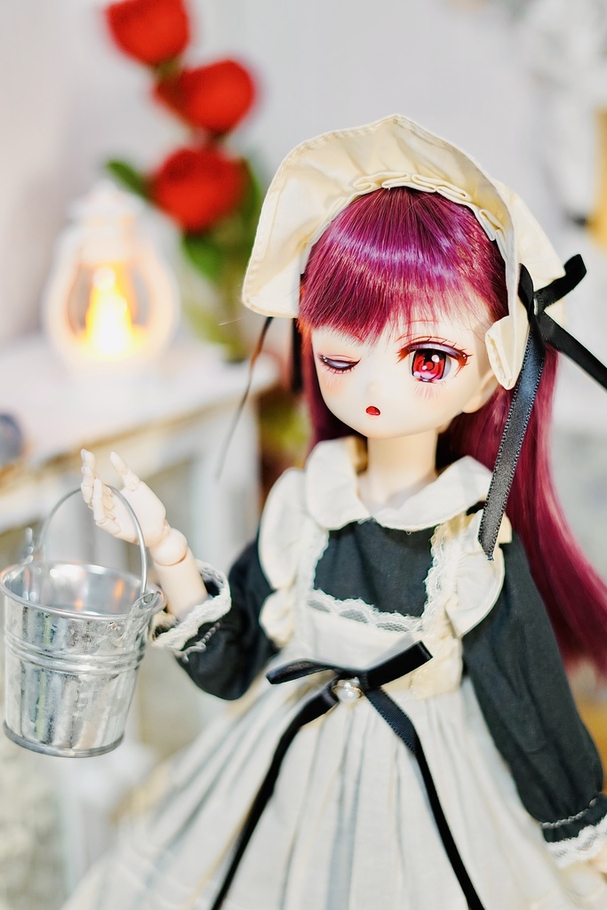 DDH-27 カスタムヘッド セミホワイト カボションアイ ソフビ盛り 難あり