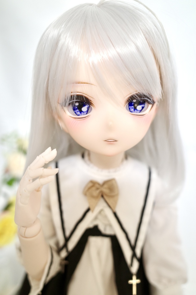 imomodoll miko 1/4 カスタムヘッド おまけレジンアイ MDD互換