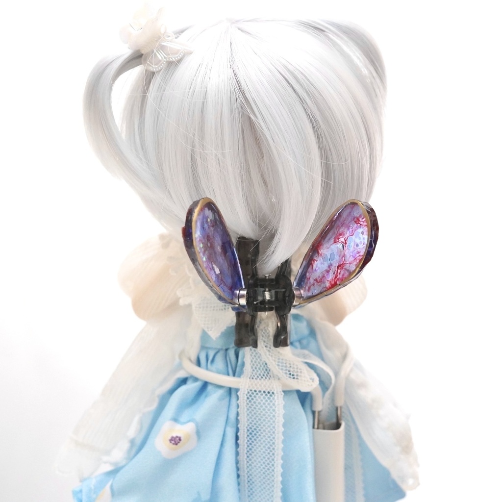 【妖精の羽】②1/6ドール用 レジン製 クリップ着脱式 お試し版