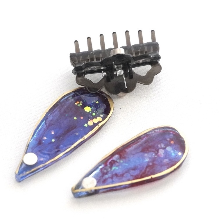 【妖精の羽】②1/6ドール用 レジン製 クリップ着脱式 お試し版