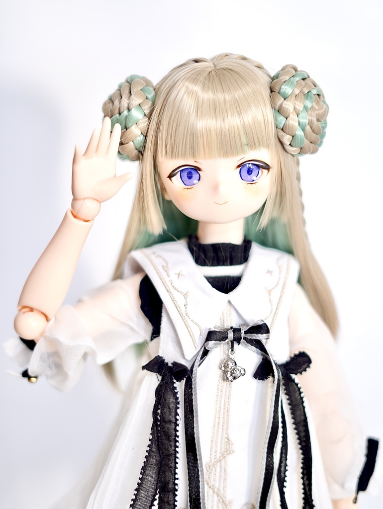 imomodoll didi 1/4 カスタムヘッド おまけデカールアイ やや難あり(リメイクヘッド) MDD互換 きりっとドヤ顔ちゃん