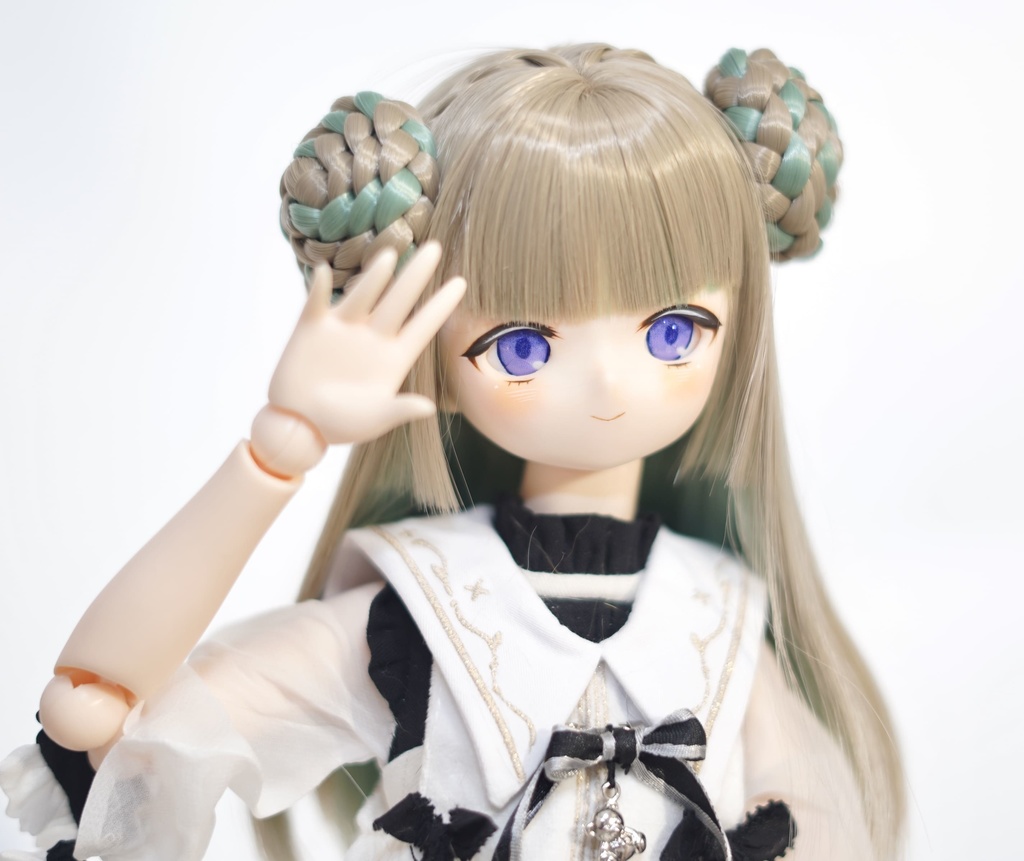 imomodoll didi 1/4 カスタムヘッド おまけデカールアイ やや難あり(リメイクヘッド) MDD互換 きりっとドヤ顔ちゃん