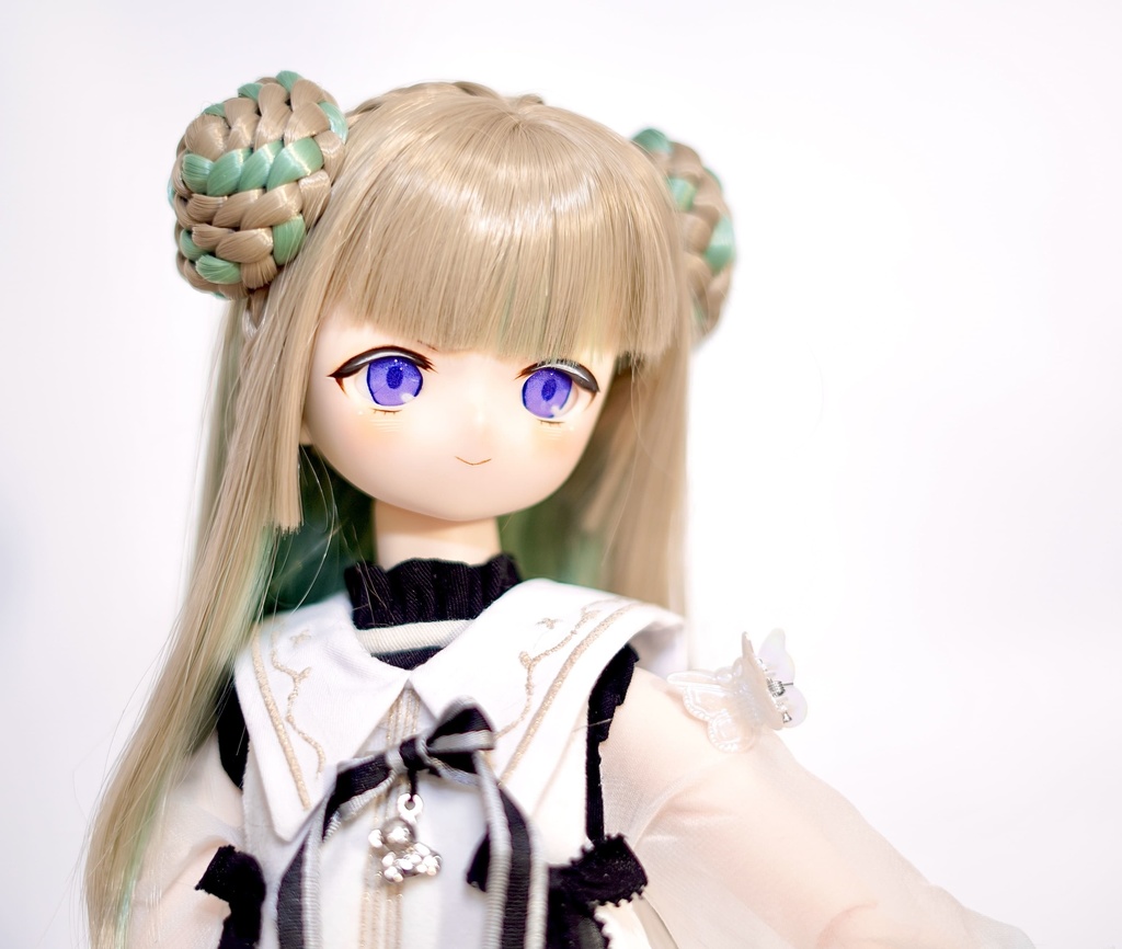 imomodoll didi 1/4 カスタムヘッド おまけデカールアイ やや難あり(リメイクヘッド) MDD互換 きりっとドヤ顔ちゃん