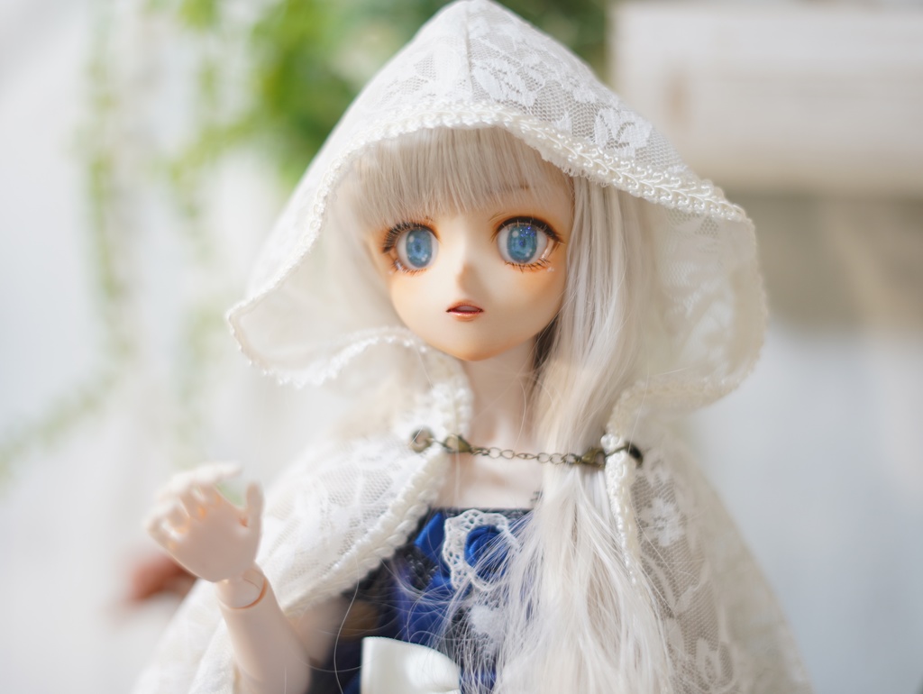 DDH-02 カスタムヘッド アイ フレッシュ肌 リアル路線メイク アイラッシュ付き 難あり(中古ヘッド使用)