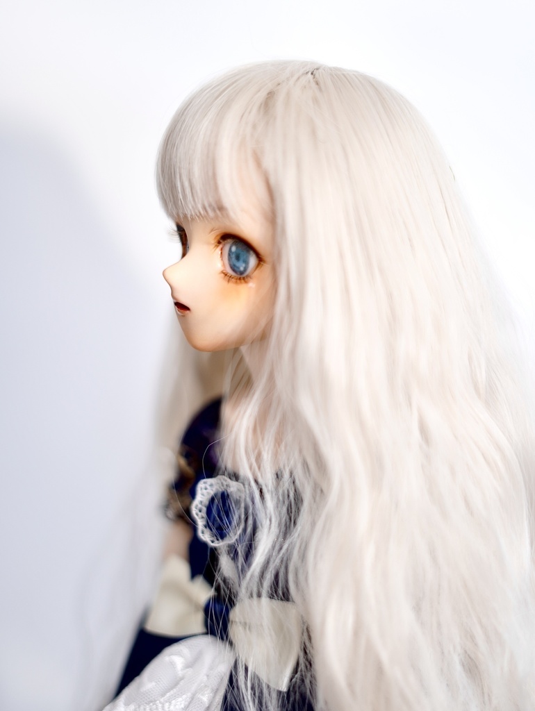 DDH-02 カスタムヘッド アイ フレッシュ肌 リアル路線メイク アイラッシュ付き 難あり(中古ヘッド使用)