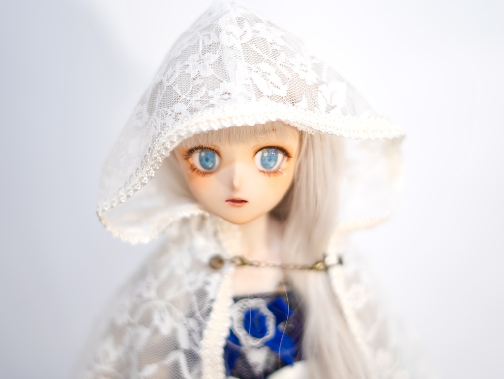 DDH-02 カスタムヘッド アイ フレッシュ肌 リアル路線メイク アイラッシュ付き 難あり(中古ヘッド使用)