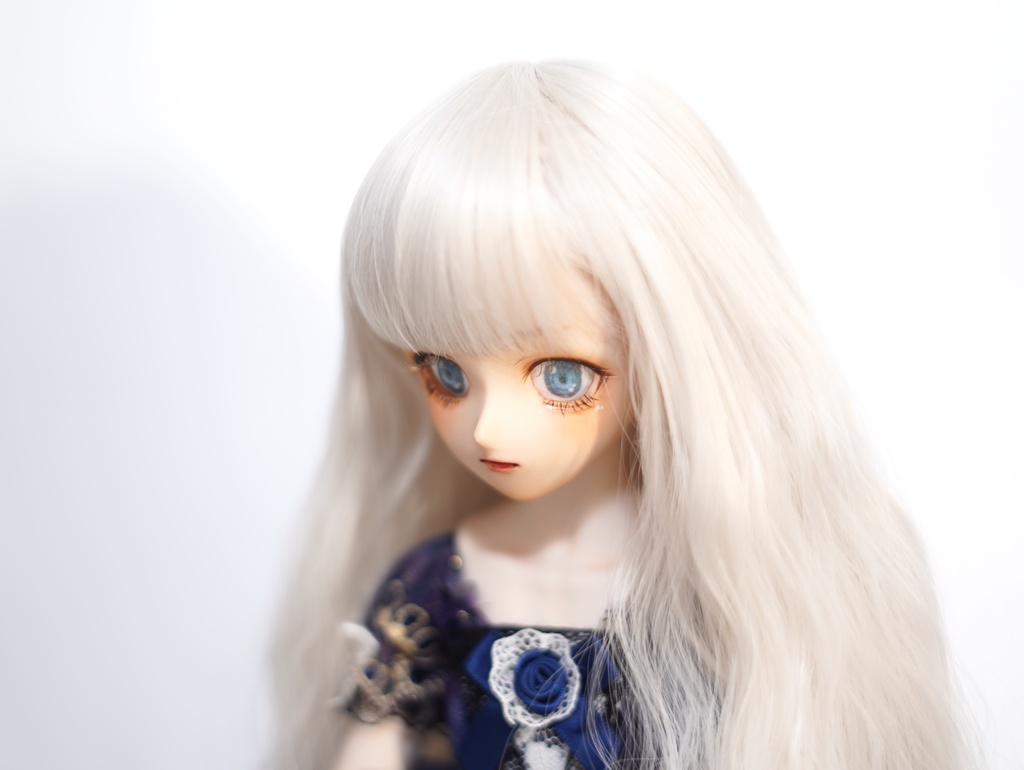 DDH-02 カスタムヘッド アイ フレッシュ肌 リアル路線メイク アイラッシュ付き 難あり(中古ヘッド使用)