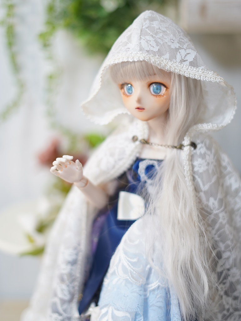 DDH-02 カスタムヘッド アイ フレッシュ肌 リアル路線メイク アイラッシュ付き 難あり(中古ヘッド使用)