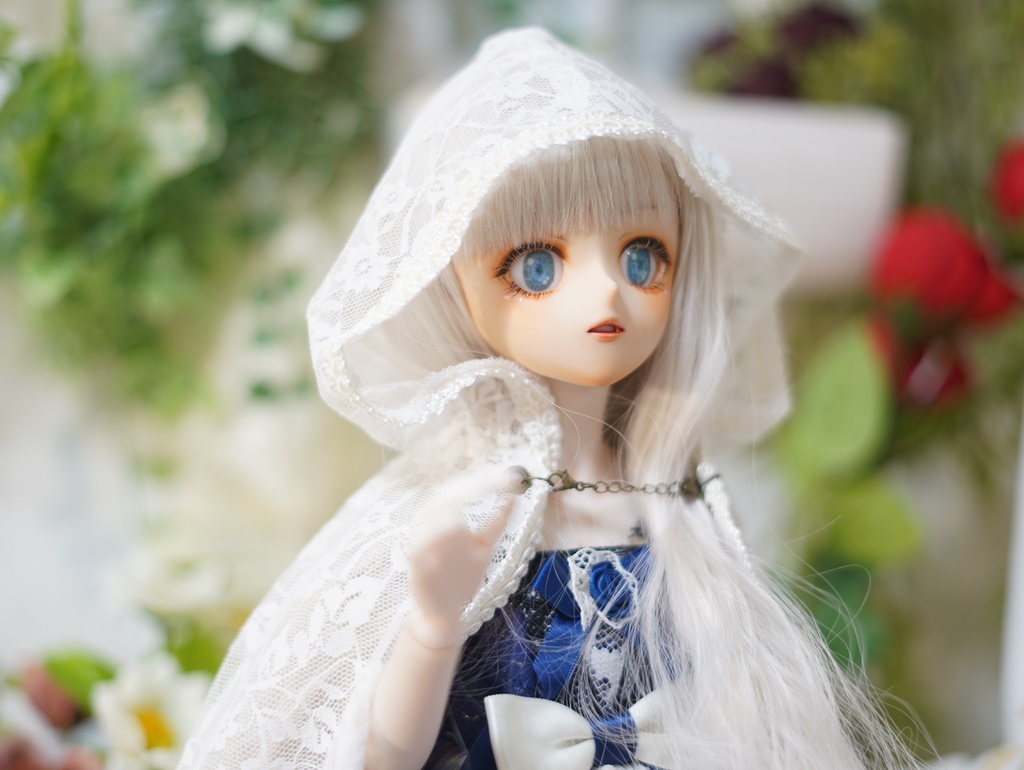 DDH-02 カスタムヘッド アイ フレッシュ肌 リアル路線メイク アイラッシュ付き 難あり(中古ヘッド使用)