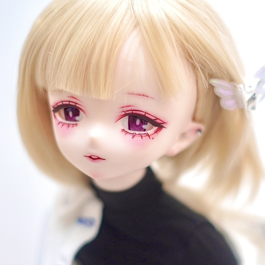 imomodoll corvus 1/4 カスタムヘッド アイ ピアス付き 難あり