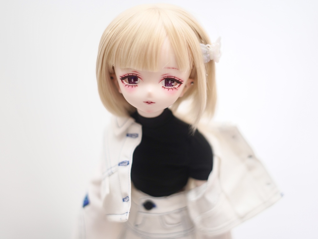 imomodoll corvus 1/4 カスタムヘッド アイ ピアス付き 難あり クール系 ダウナー系お姉さん