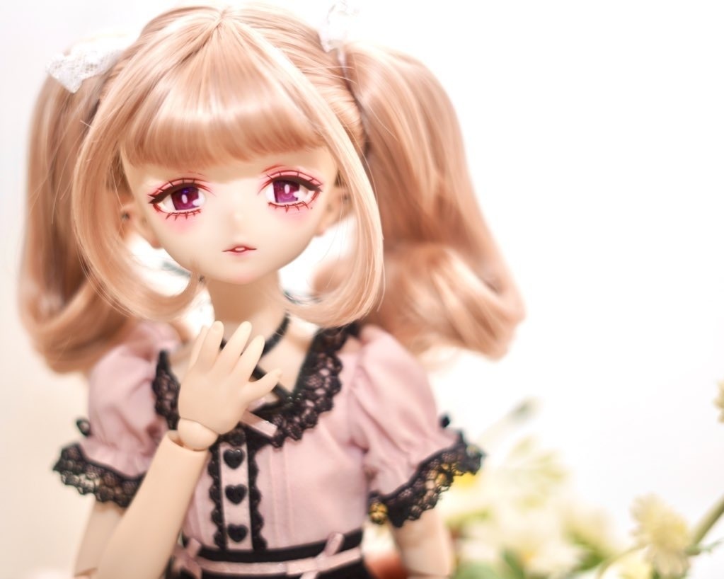 imomodoll corvus 1/4 カスタムヘッド アイ ピアス付き 難あり クール系 ダウナー系お姉さん