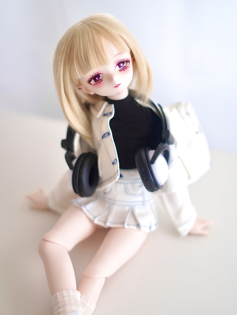 imomodoll corvus 1/4 カスタムヘッド アイ ピアス付き 難あり クール系 ダウナー系お姉さん