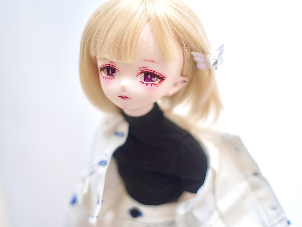 imomodoll corvus 1/4 カスタムヘッド アイ ピアス付き 難あり クール系 ダウナー系お姉さん