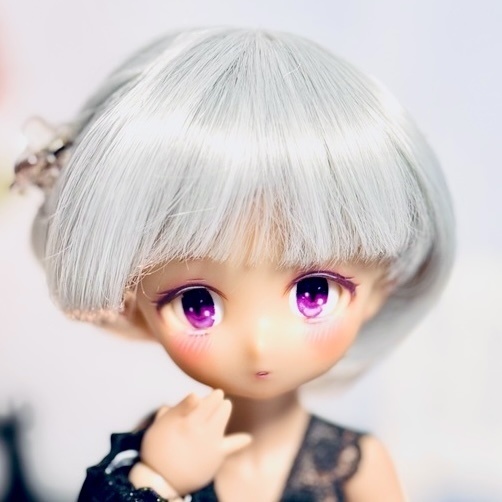 imomodoll toppi 1/6 カスタムヘッド おまけアイ チョコレート肌 巧克力